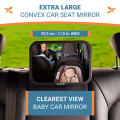 COZY GREENS mirror is fully adjustable for optimal viewing angle.
