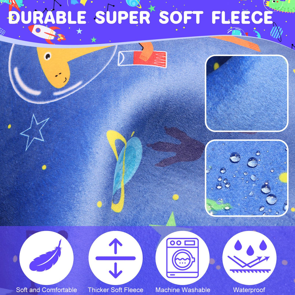 COZYBONDER airplane seat extender with side pockets keeps toys handy.