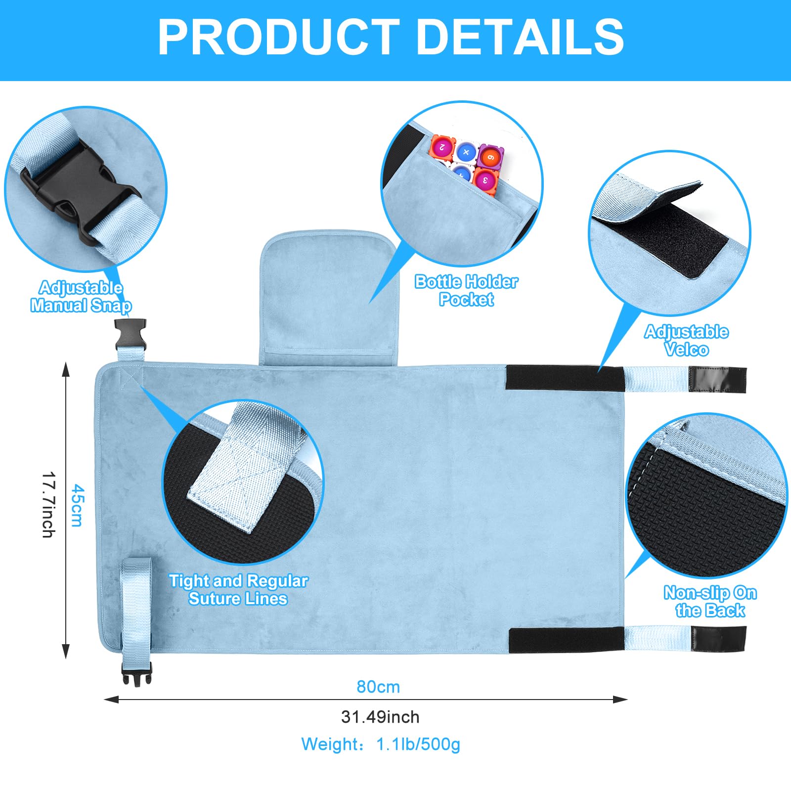 COZYBONDER foldable carry bag keeps the bed compact for easy travel.