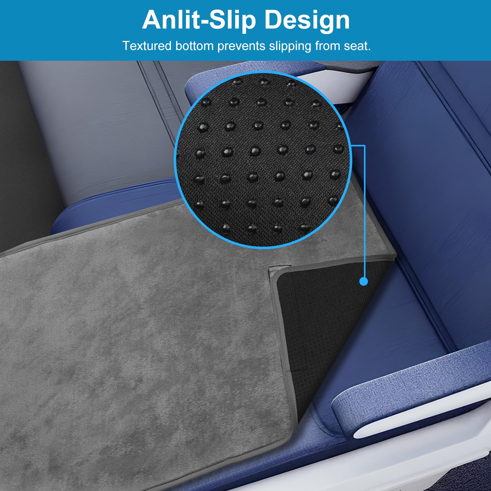 COZYBONDER Toddler Airplane Bed carry bag illustrates travel-ready portability.