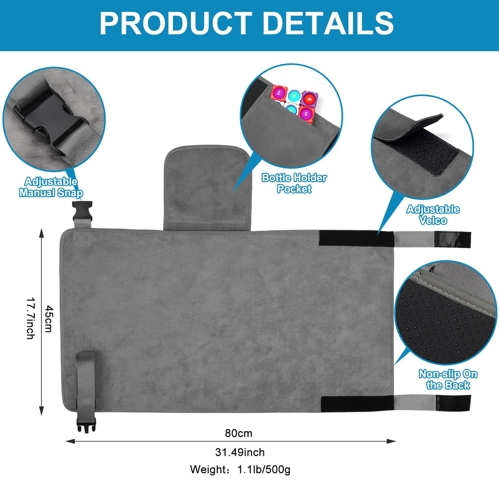COZYBONDER Toddler Airplane Bed soft velvet fabric offers gentle, breathable touch.