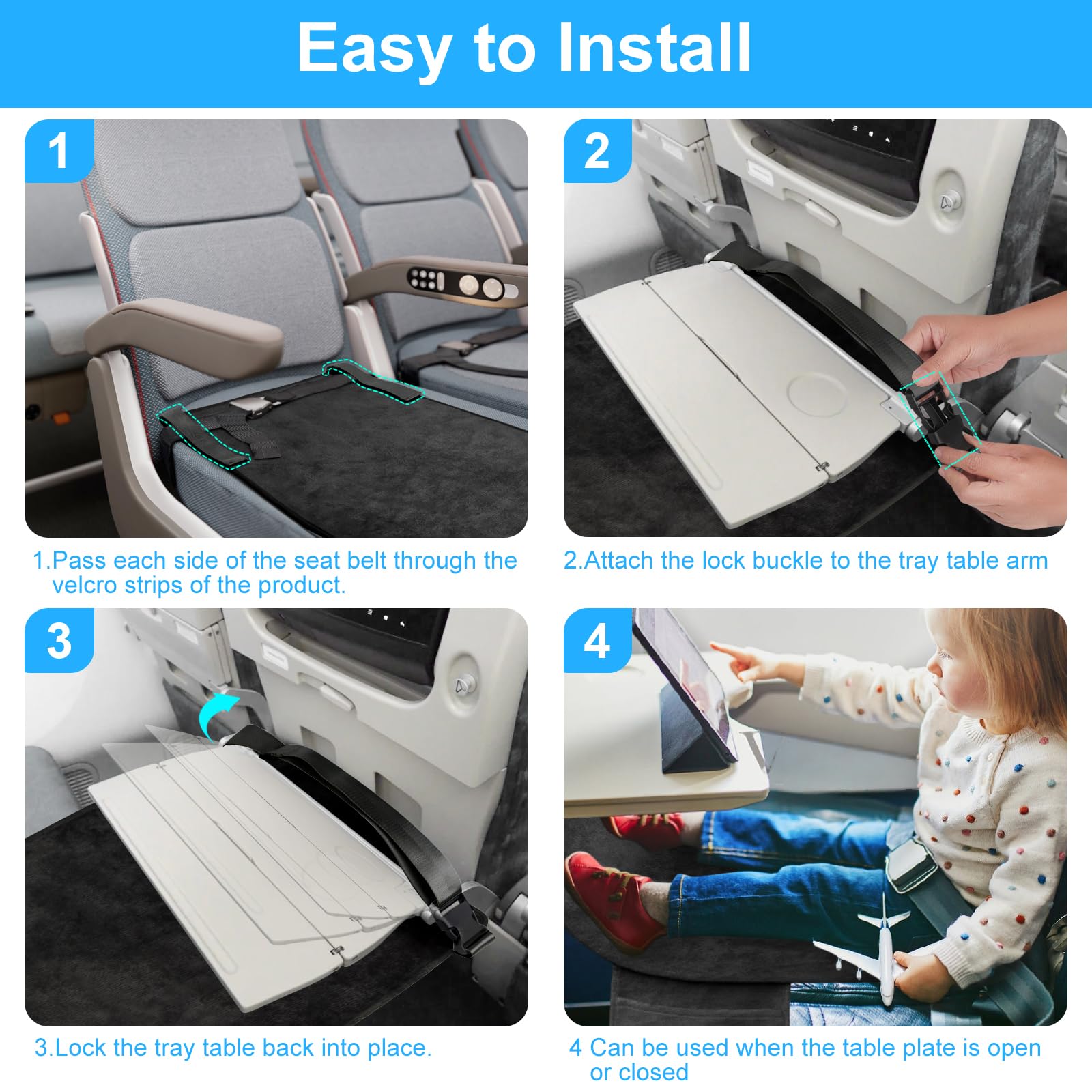 COZYBONDER tool-free installation using adjustable snaps and Velcro.