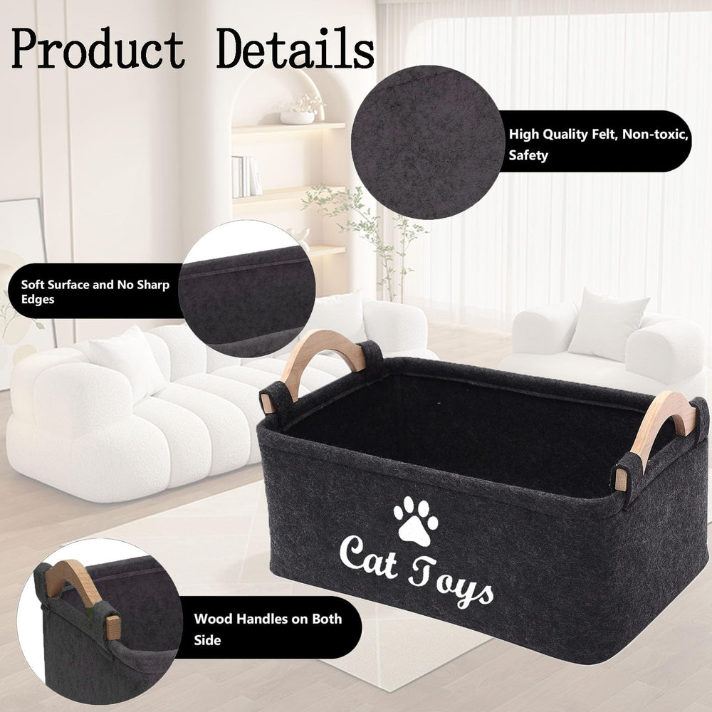CozyCove blanket and leash storage inside basket shows versatility