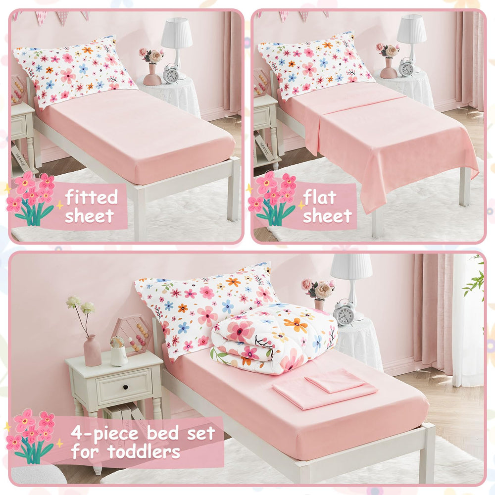 Cozyholy bed-in-a-bag set simplifies styling a playful nursery.