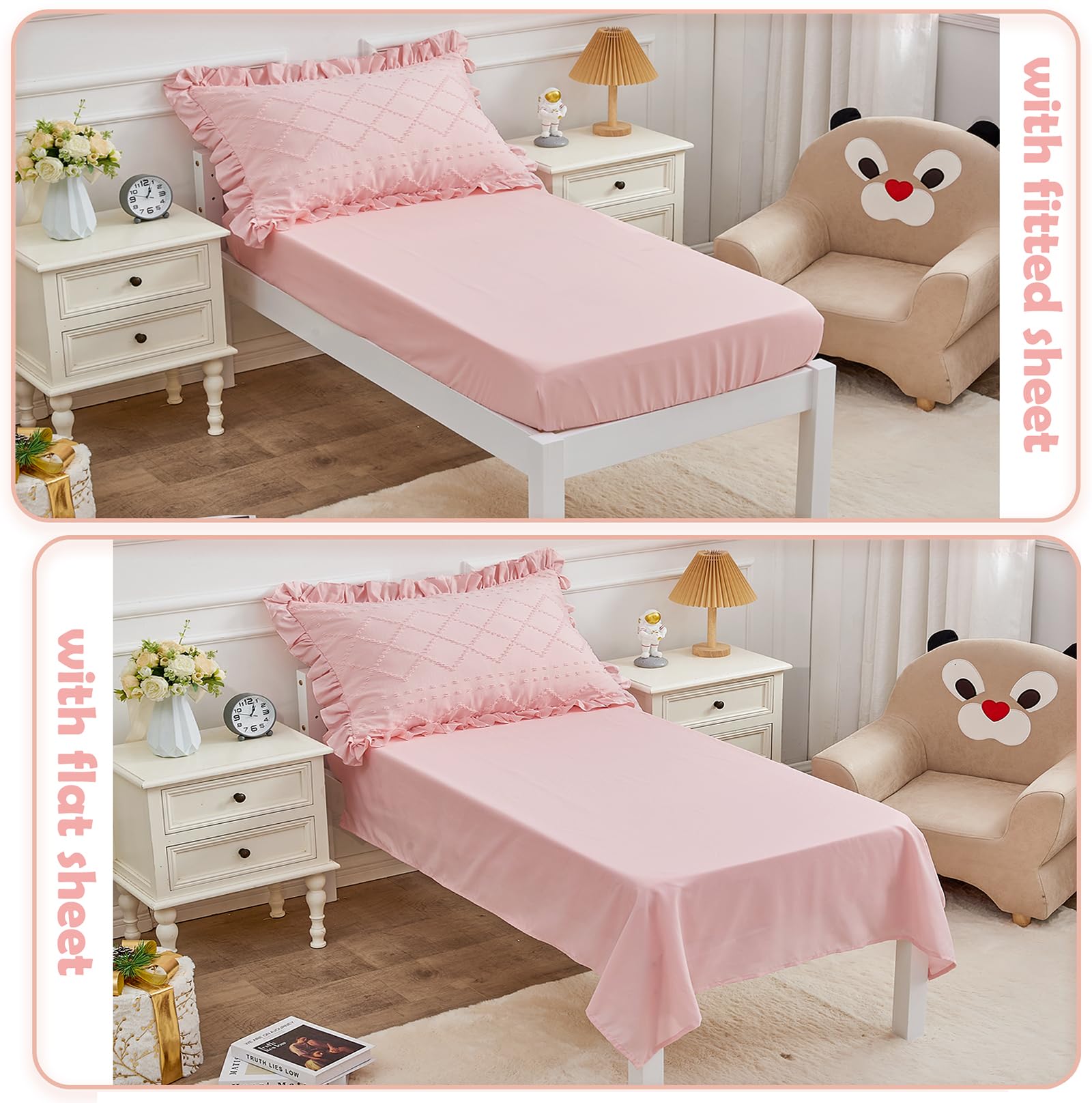 Cozyholy flat sheet (45x60) demonstrates crisp weave and soft touch