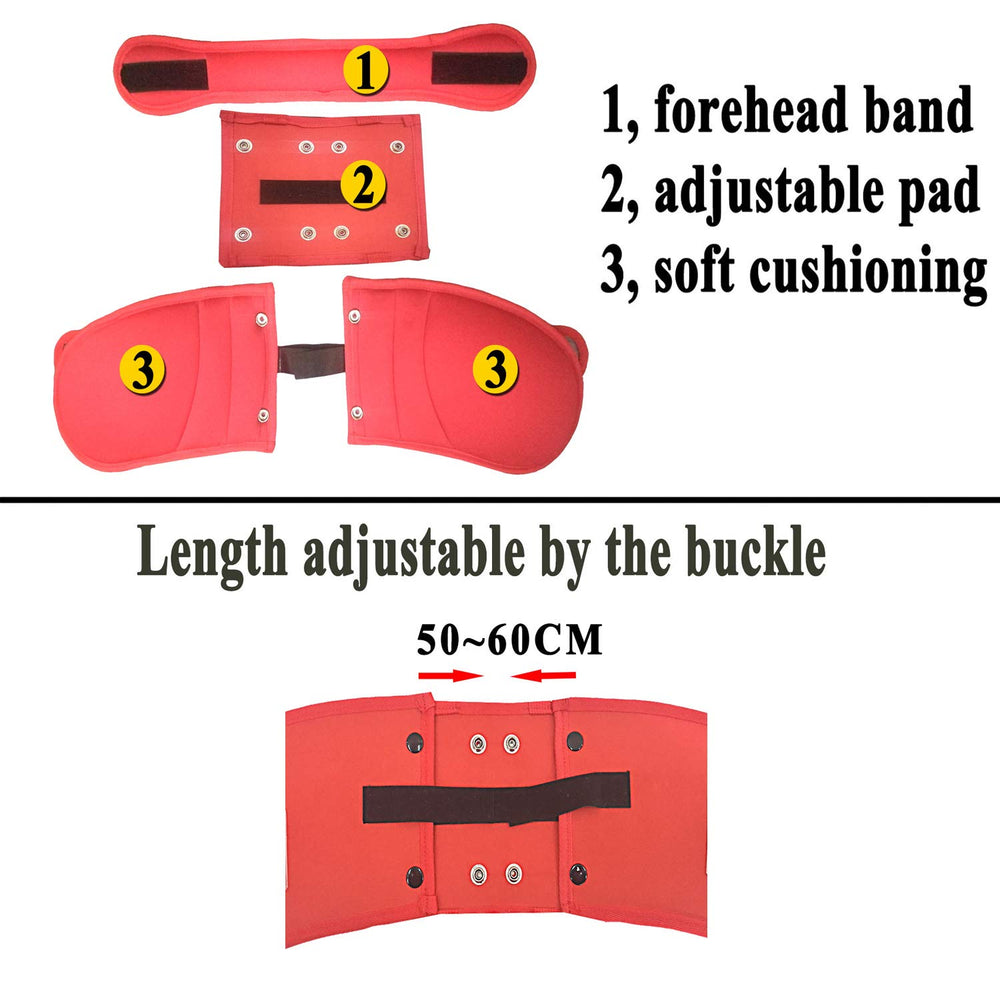 Cozyin Baby easy-to-install head support installs in seconds on most seats.