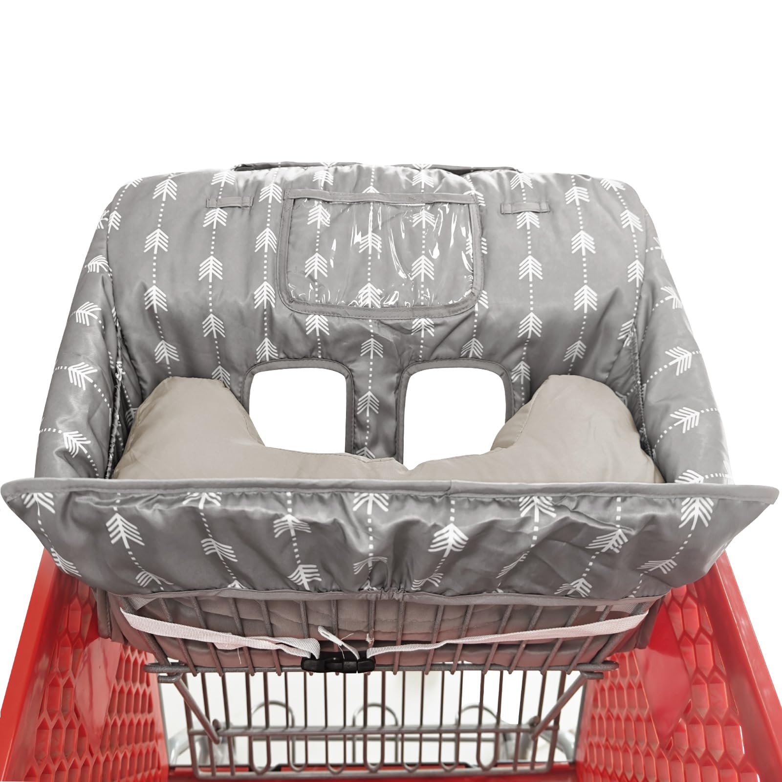 Cozyin Baby waterproof cart cover closeup showing spill protection