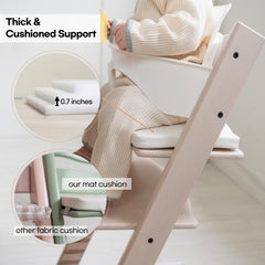 COZYKIDS Tripp Trapp cushion foam padding detail shows durable support