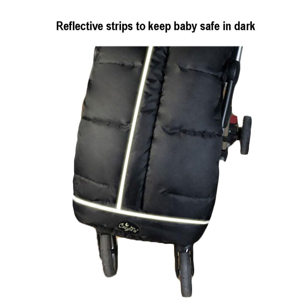 CozyMe five-way zipper center access enables easy in-and-out as babies grow.