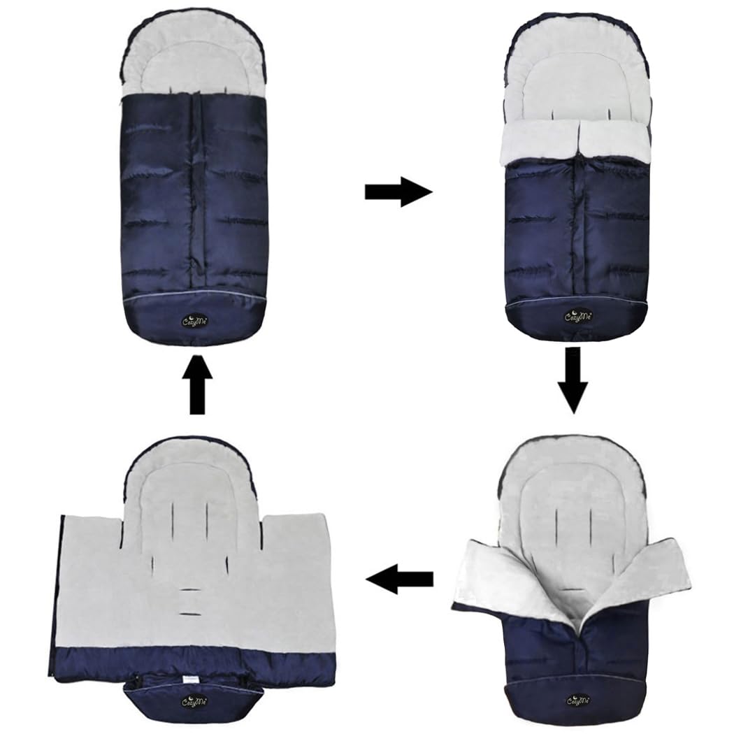 CozyMe five-way zippers allow easy in/out and growth