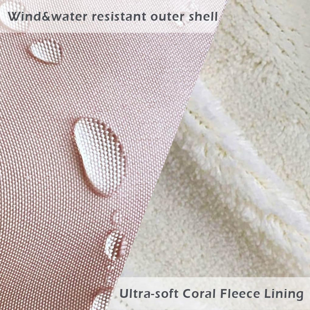 CozyMe footmuff anti-slip design prevents slipping inside carriage