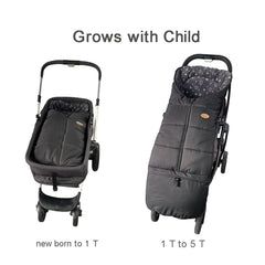 CozyMe stroller cover with length extension provides fit for growing kids