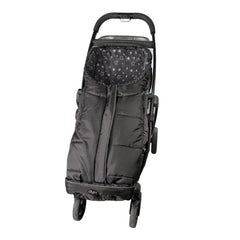 CozyMe stroller footmuff anti-slip-back stays secure during active strolls.