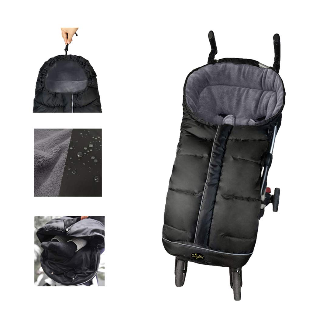 CozyMe stroller footmuff warm bunting bag with fleece lining for 6–36 months