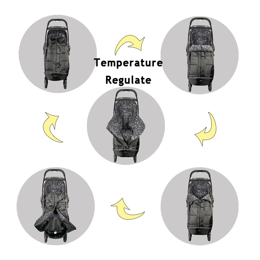 CozyMe waterproof shell shows windproof protection during snowy walks.