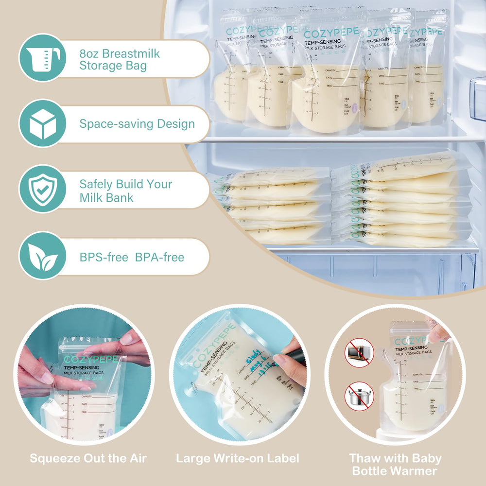 Cozypepe presterilized breastmilk bag ready for use