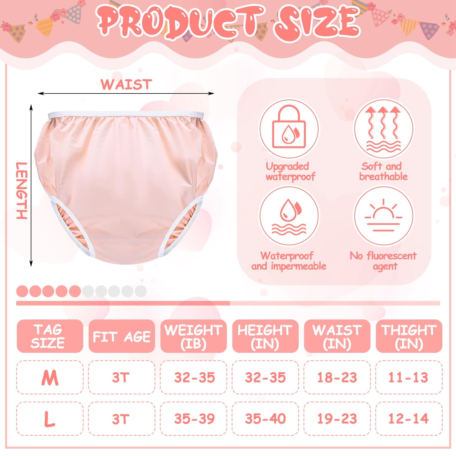 Cozypower toddler waterproof pants wear closeup highlights soft EVA material for comfort.