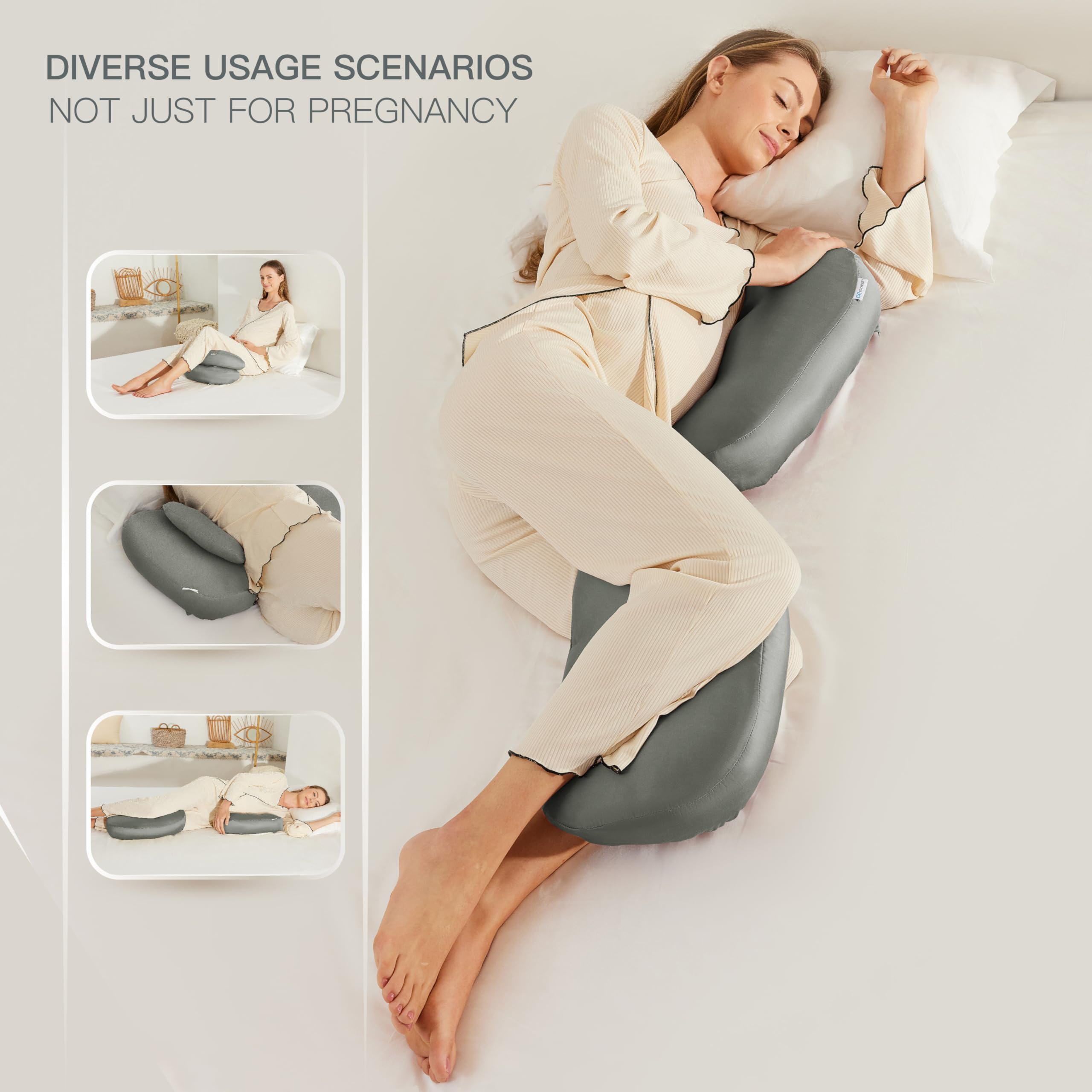 COZYREST Nursing and Reading layout shows multipurpose use for feeds and relaxing moments.