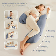 COZYREST nursing-use angle emphasizes multipurpose comfort during feeds and reading.