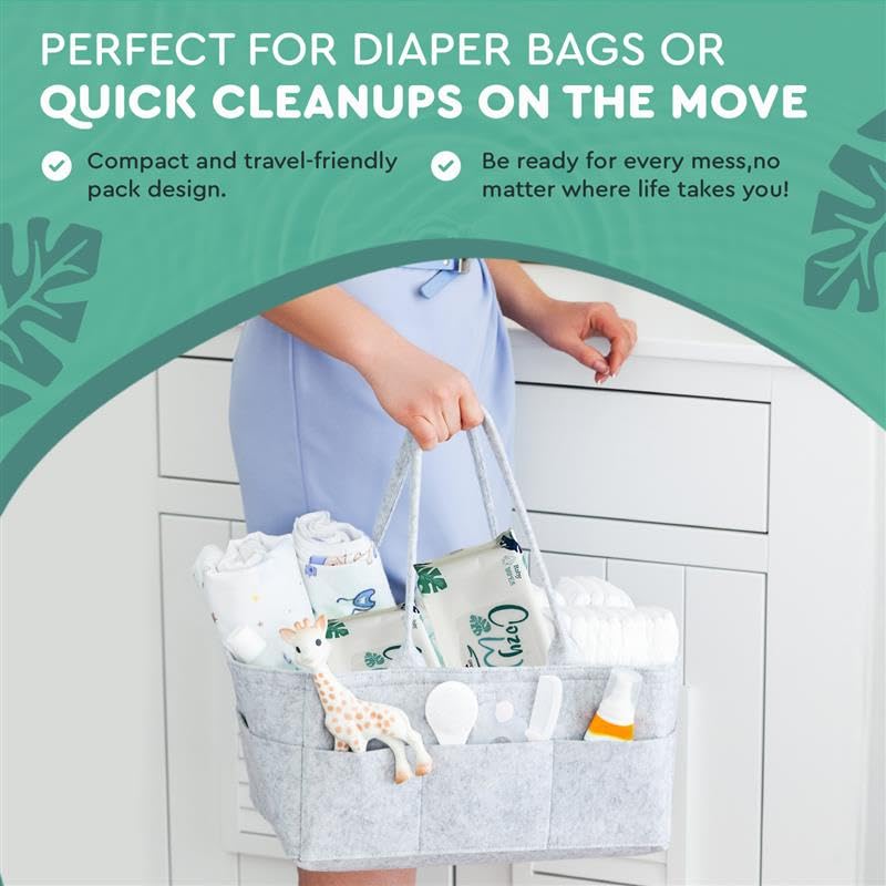 COZY WIPE biodegradable materials packaging emphasizes planet-friendly care
