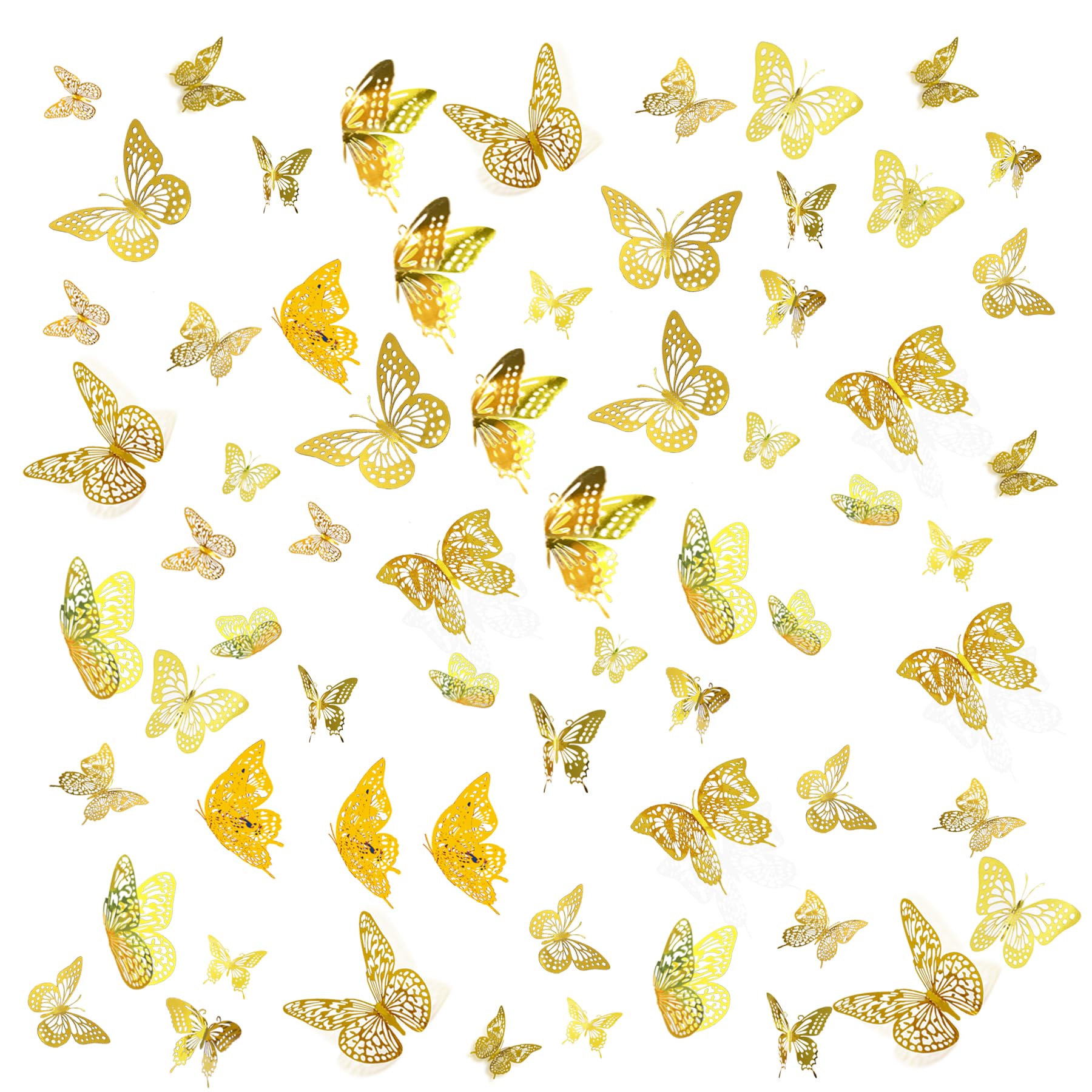 cpqakb 3D butterfly wall decor style 1 3 inch butterflies add shimmering depth to any backdrop