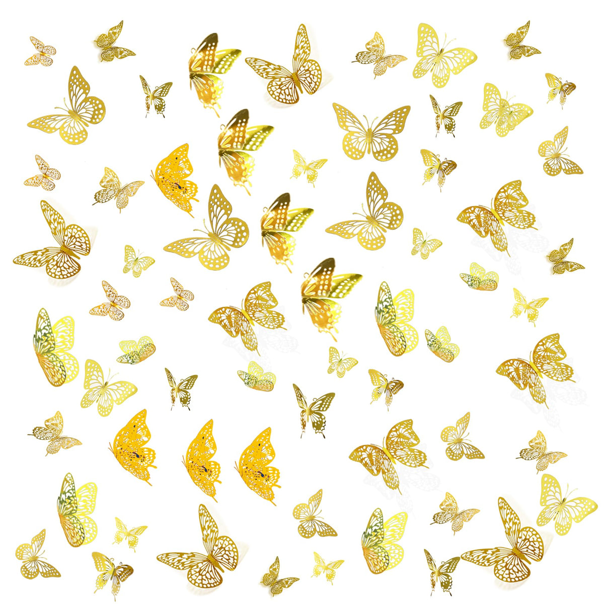 cpqakb 3D butterfly wall decor style 1 3 inch butterflies add shimmering depth to any backdrop