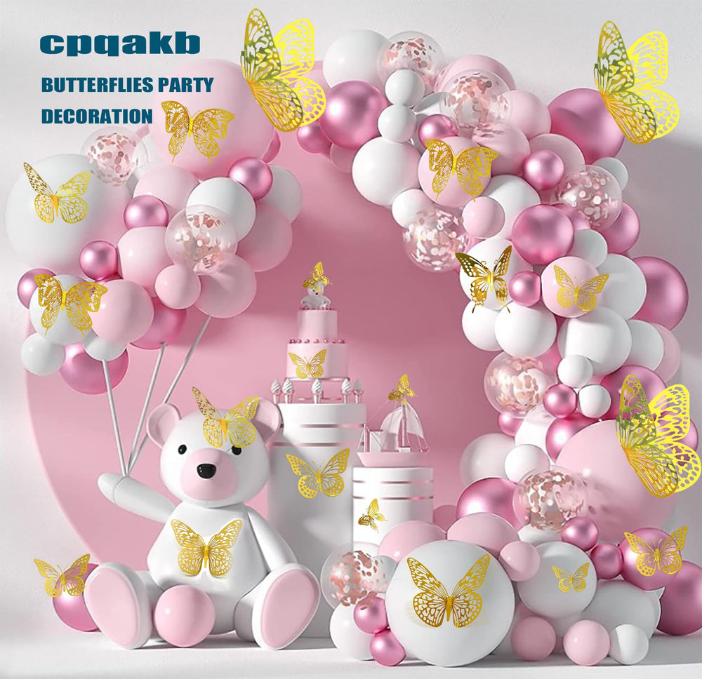 cpqakb 3D butterfly wall decor style 1 5 inch butterflies add dramatic focal points on walls