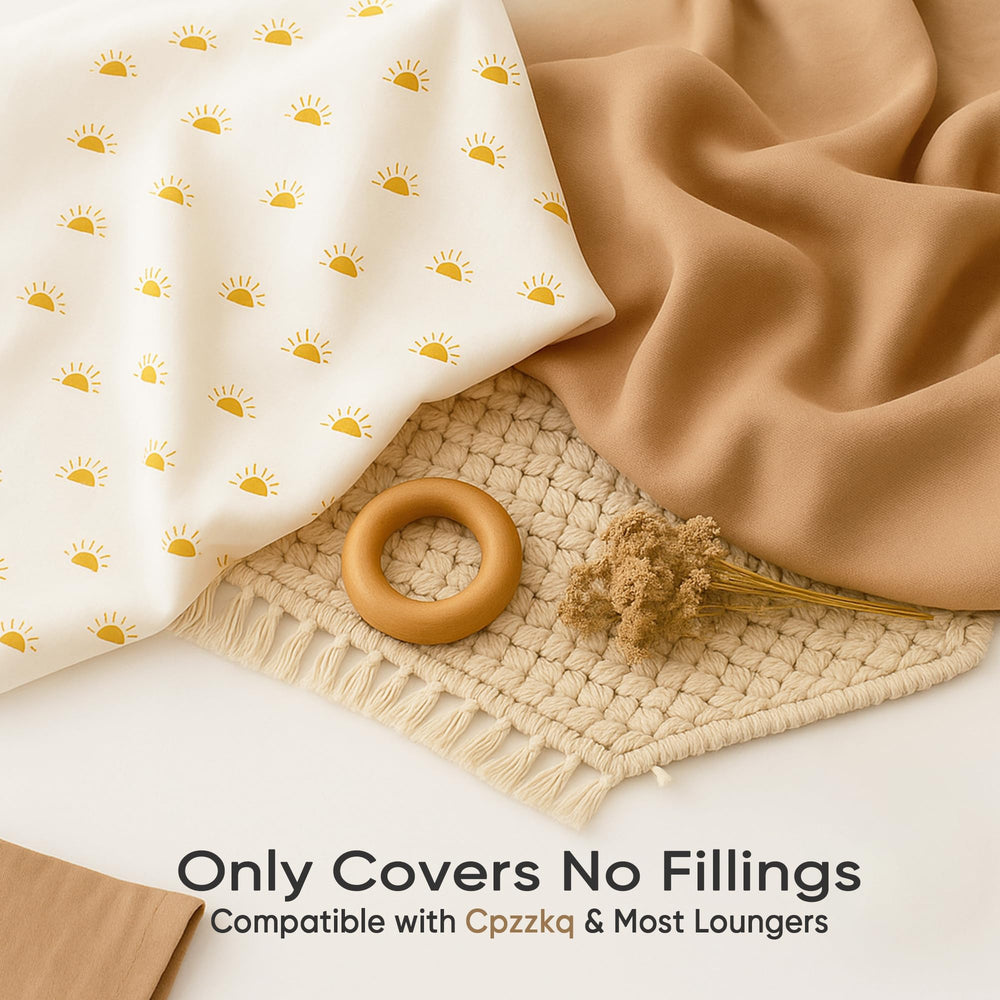 Cpzzkq baby lounger cover 2-pack offers versatile styling options