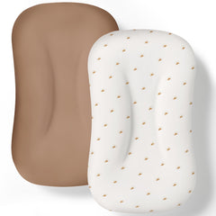 Cpzzkq baby lounger cover brown printed design enhances nursery style