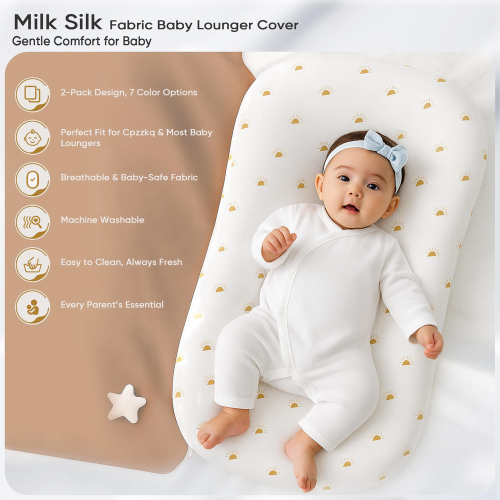 Cpzzkq baby lounger cover brown solid keeps nursery clean