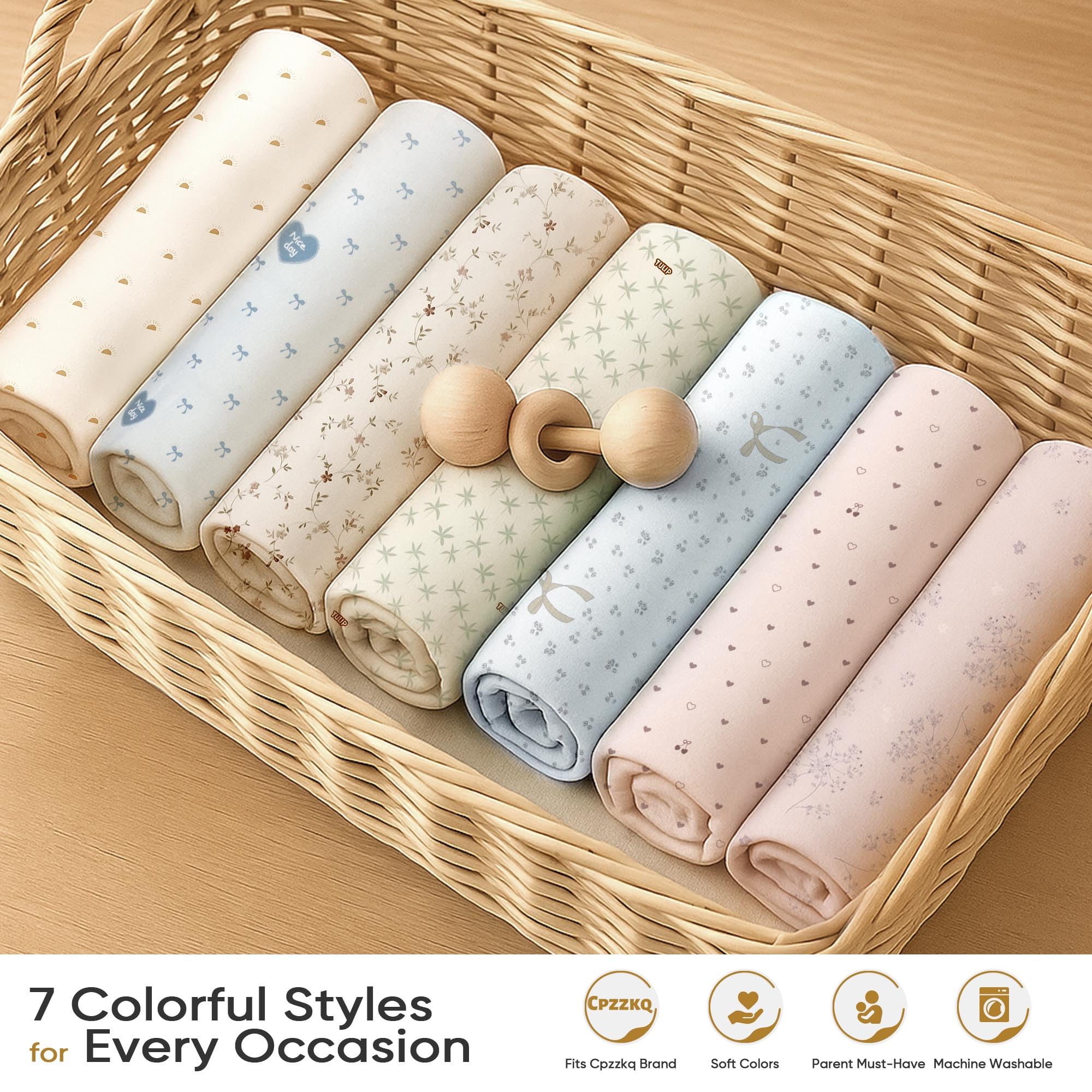 Cpzzkq baby lounger cover machine washable for busy parents