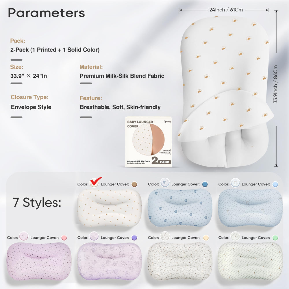 Cpzzkq baby lounger cover nursery-style design fits most loungers