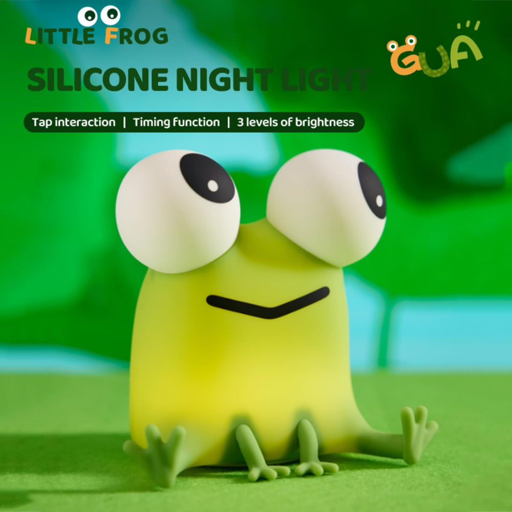 CQDAKET Frog Night Light is portable for camping and travel.