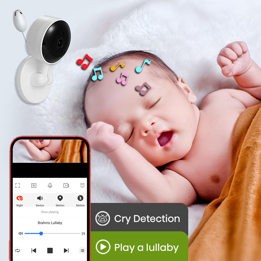 CQH baby-monitor cry detection alerts you when baby cries.