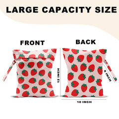 CQM Summer Fruits Wet Bag side handle makes carrying on diaper bags and suitcases easy