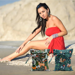 CQM waterproof travel wet bag designed for beach use to keep towels and swimsuits dry