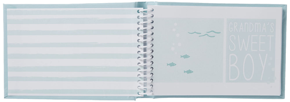 C.R. Gibson Carter's Blue Under The Sea interior pages showcases space for up to 40 photos.