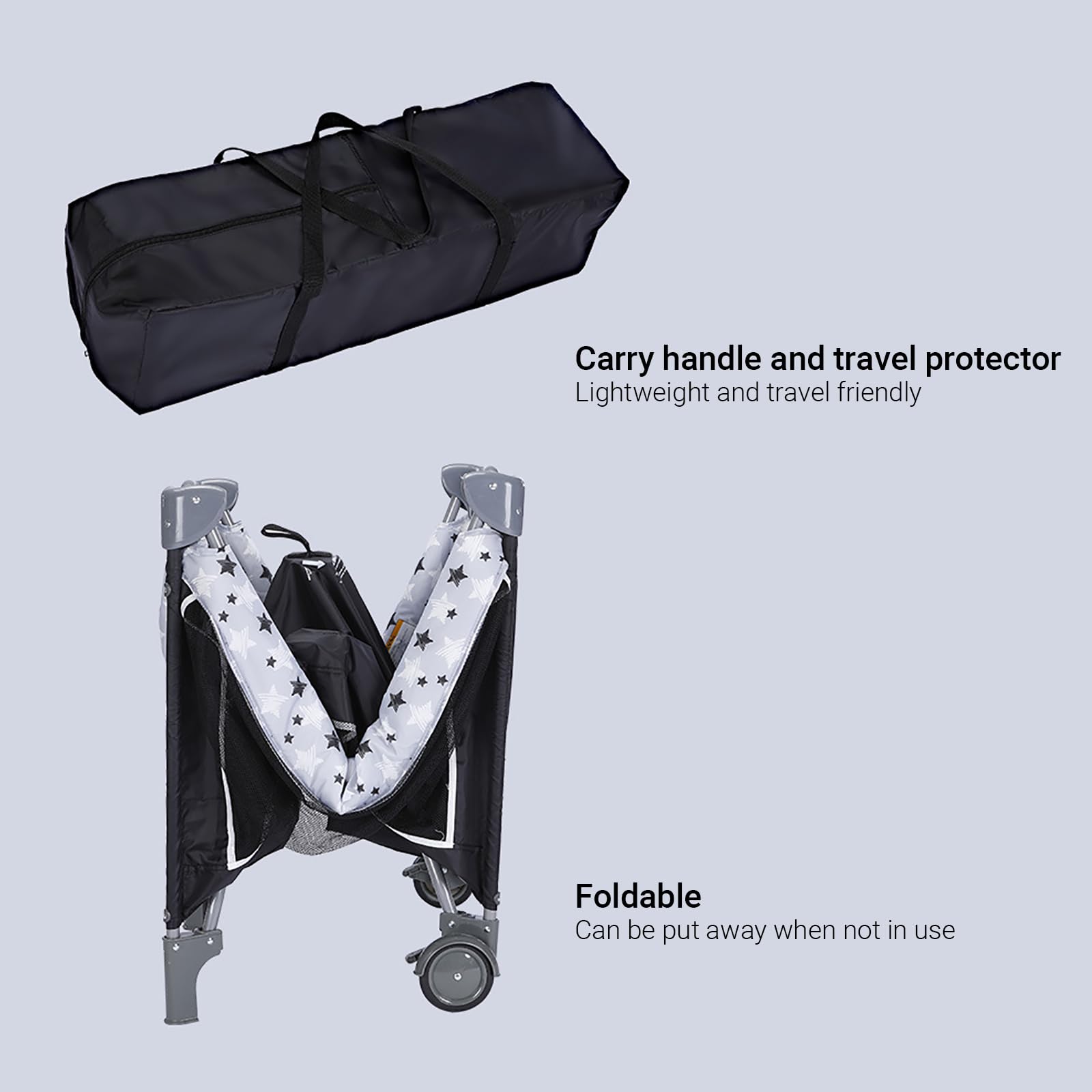 Cradlecare changing-station enables on-the-go diaper changes with convenience.