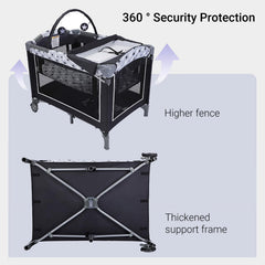 Cradlecare foldable-travel-compact demonstrates quick setup and compact storage.
