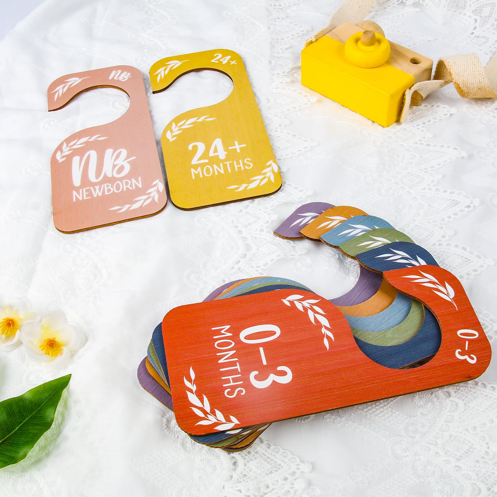 Cranado baby closet dividers smooth surface prevents snags during clothing changes.
