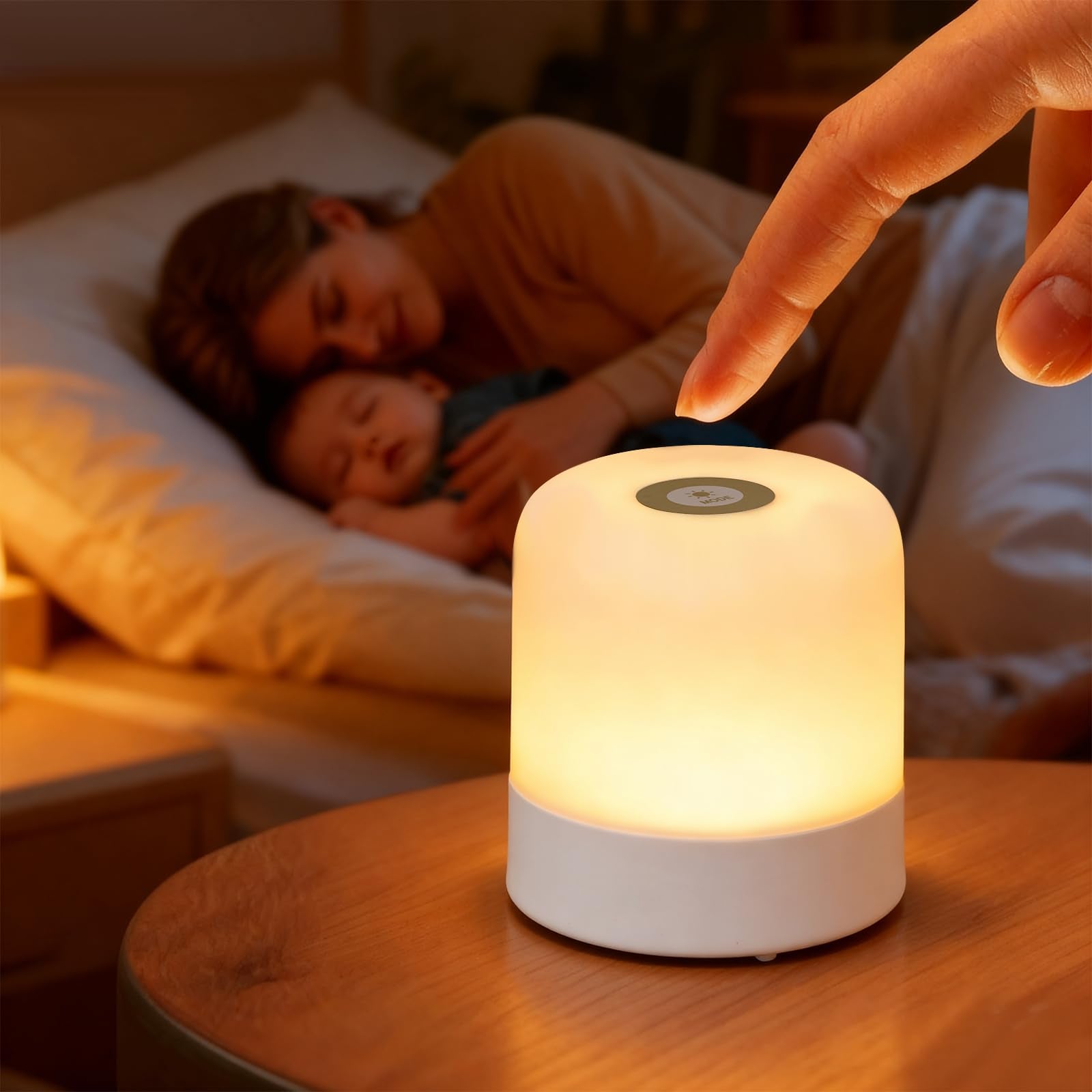 Cravonel portable lamp suited for stroller trips and nursery use.