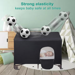 Crayfomo baby crib canopy covers offer portable protection for indoor and outdoor use.
