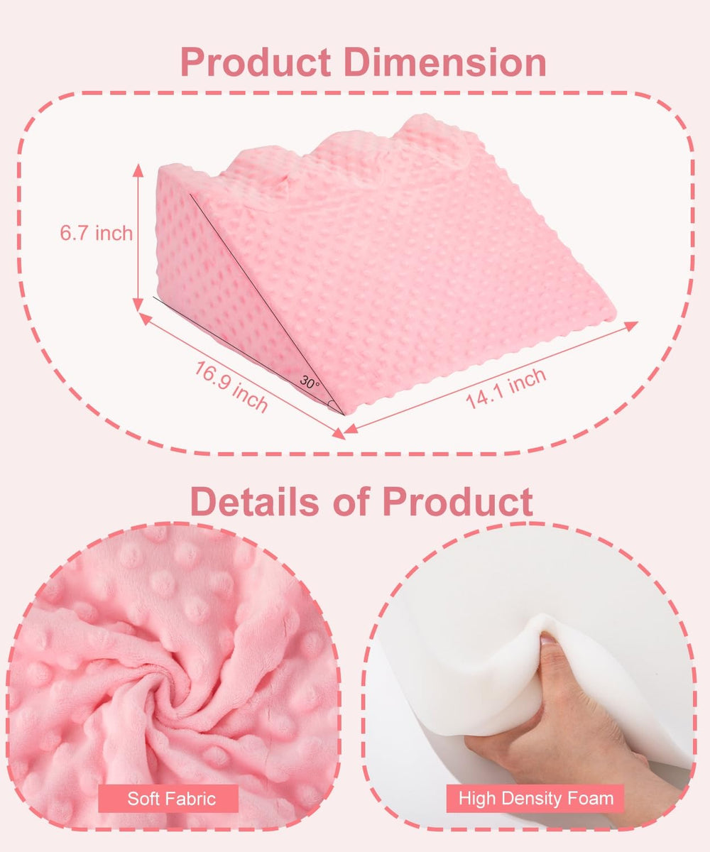 CreateBay gas-relief wedge helps burping and digestion after feeds
