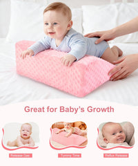 CreateBay infant tummy time lounger aids neck and shoulder strength during play