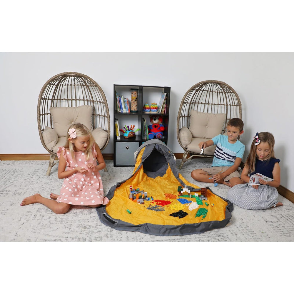 Creative QT SlideAway family-cleanup fun promotes cooperative tidying sessions