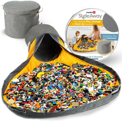 Creative QT SlideAway organizer showcases 52-inch play mat surface for big toy layouts