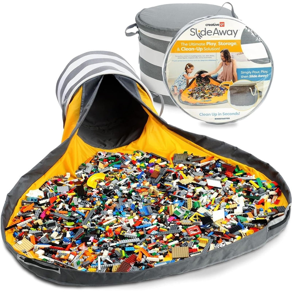 Creative QT SlideAway travel-friendly design simplifies storage on trips and in classrooms.