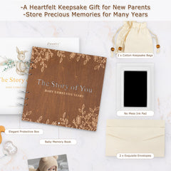 Creawoo milestones chapters cover pregnancy to age five for organized memories