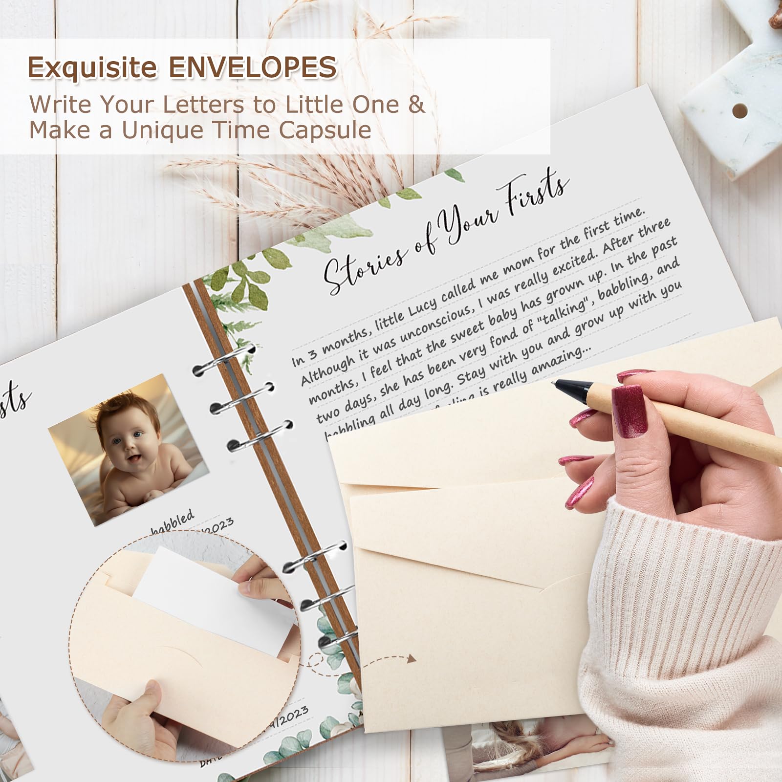 Creawoo replaceable loose-leaf pages for easy memory updates