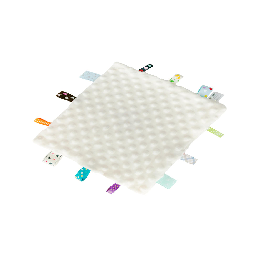 CREVENT 10x10in lovey dinosaur ivory for compact baby comfort
